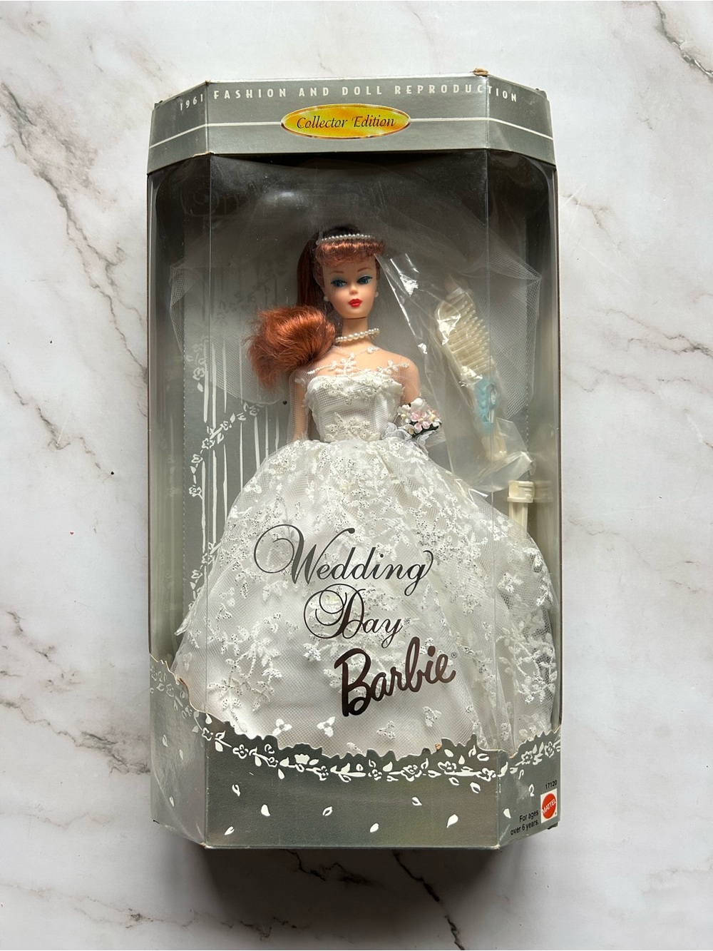 Wedding Day Red Head Barbie Doll Reproduction